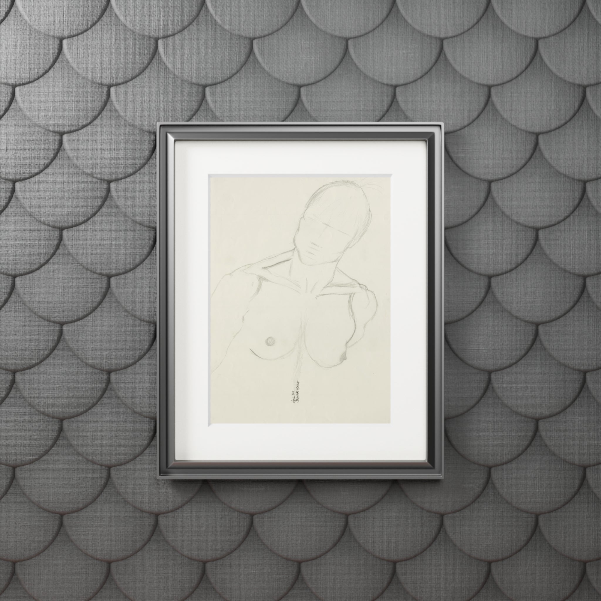 Elegant Fine Art Prints with Passepartout Frame for Home Decor, Gallery Art, Minimalist Wall Art, Gift for Art Lovers, Artistic Home Accents
