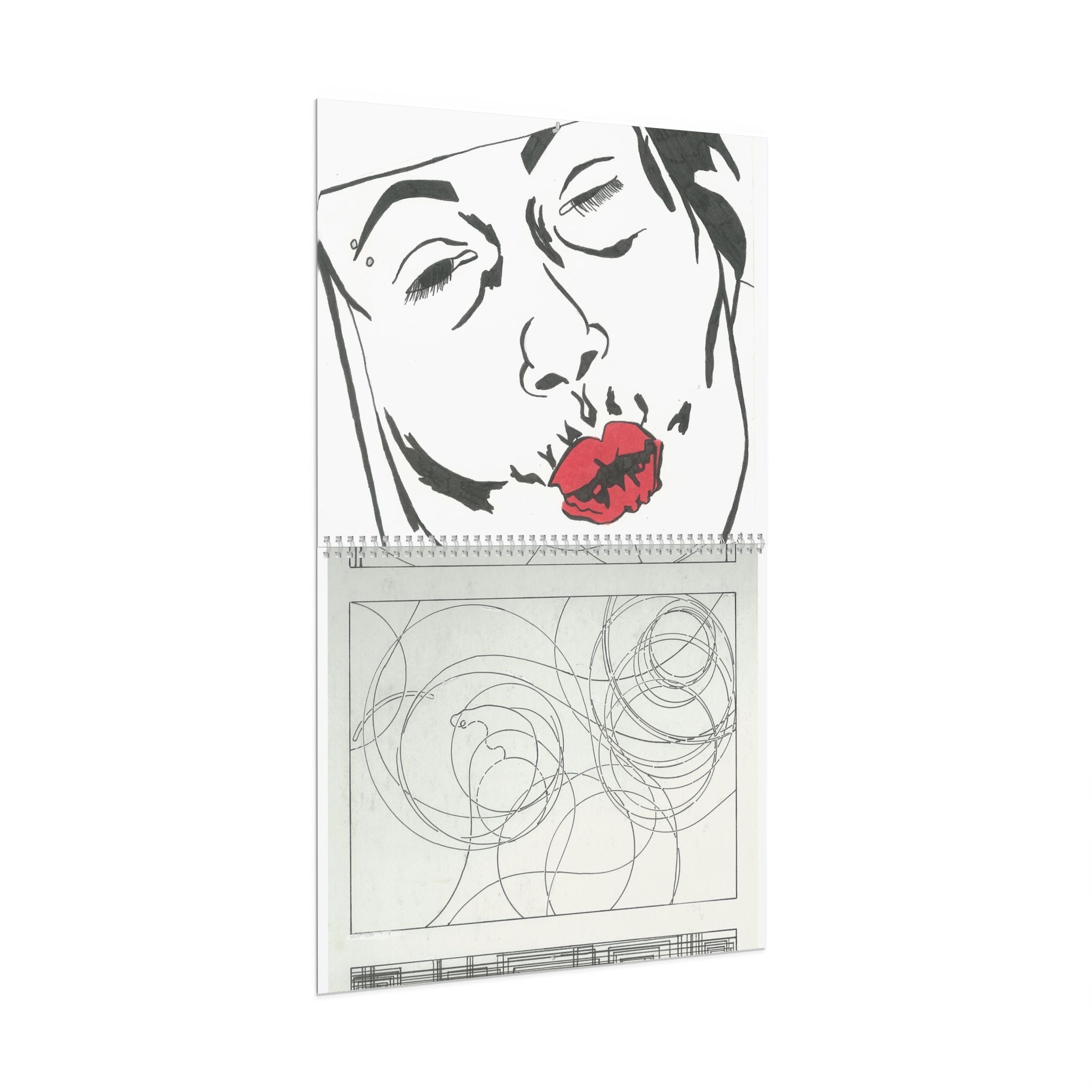 Artistic Wall Calendar - Creative, Customizable Artwork for Home, Office, Unique Gift for Art Lovers, Inspirational Calendar