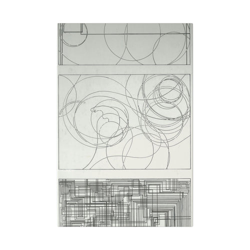 Abstract Line Art Stretched Canvas Wall Decor, Modern Home Art, Minimalist Canvas Print, Geometric Wall Art, Gift for Art Lovers