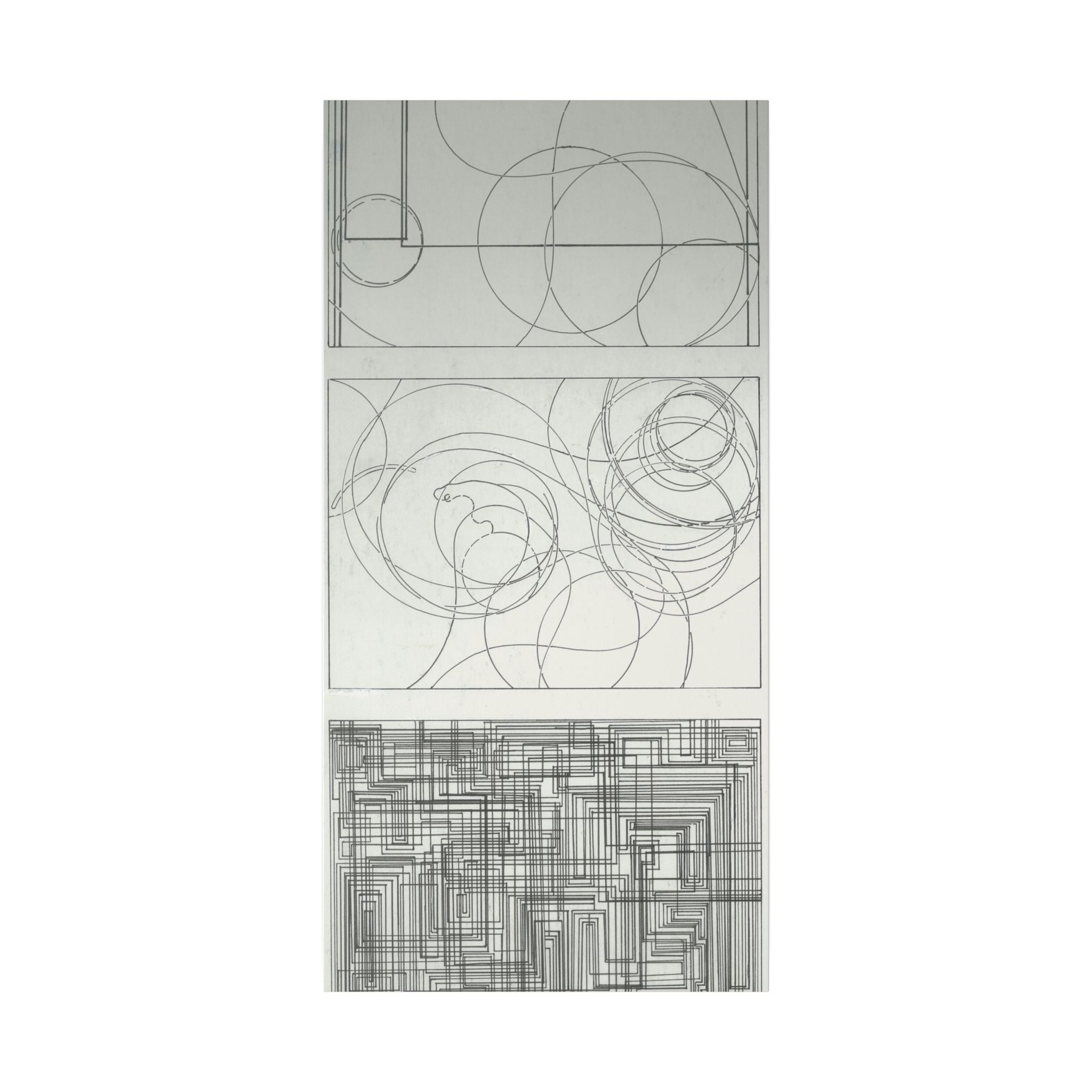 Abstract Line Art Stretched Canvas Wall Decor, Modern Home Art, Minimalist Canvas Print, Geometric Wall Art, Gift for Art Lovers