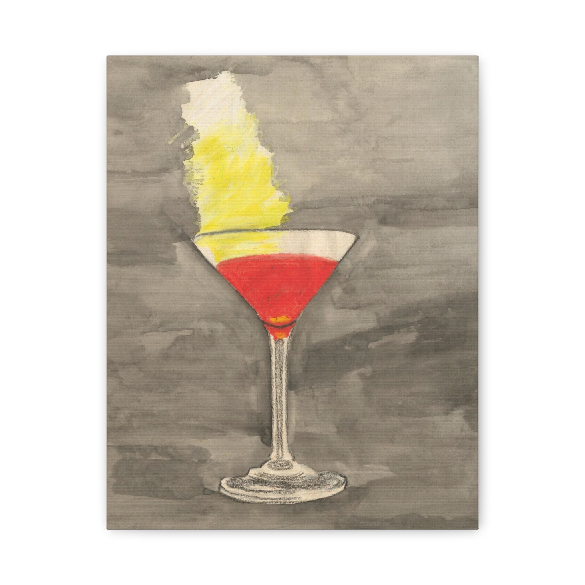 Cocktail Art Print, Drink Wall Decor, Bar Art, Home Decor, Modern Wall Art, Gift for Him or Her, Celebratory Art