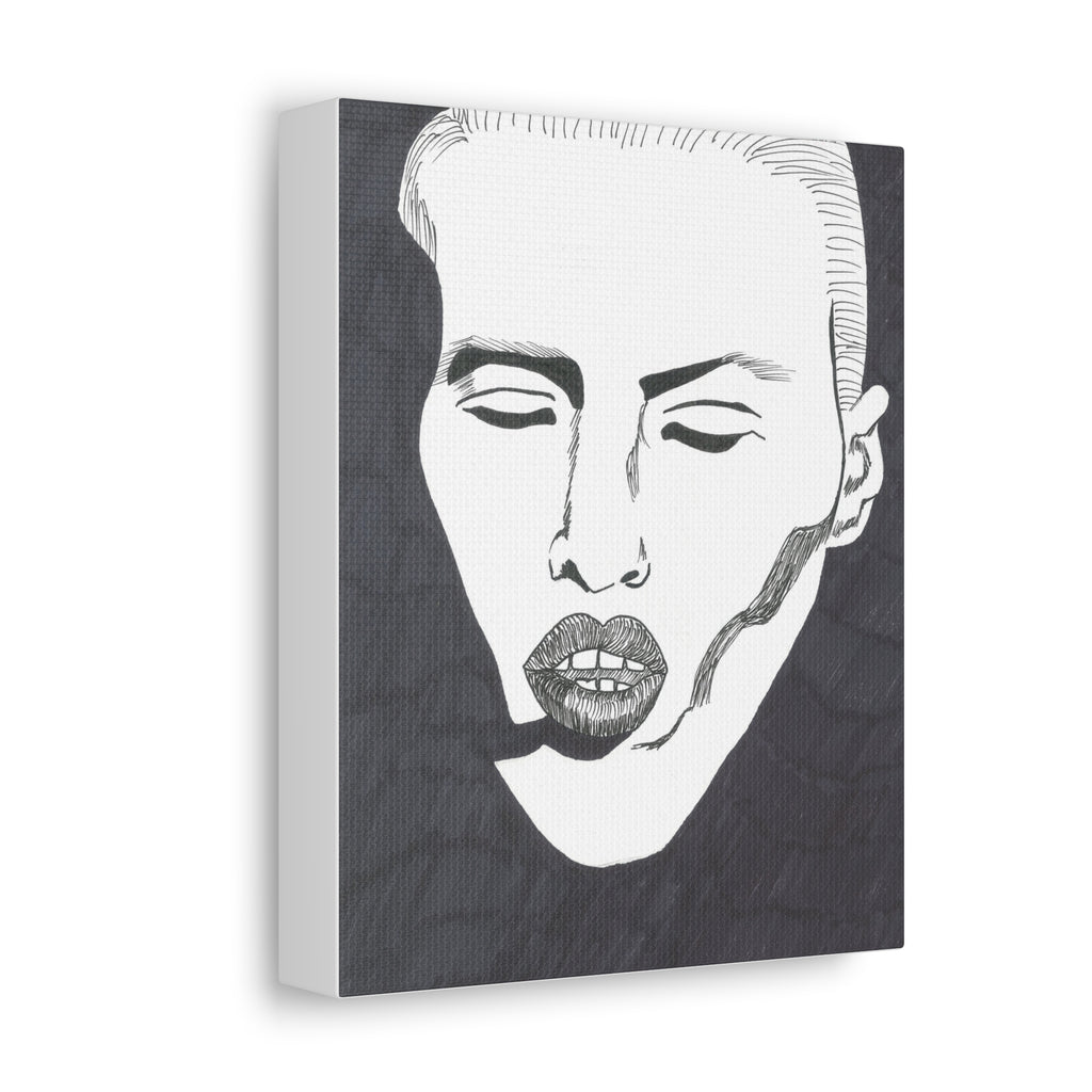 Artistic Stretched Canvas Wall Decor, Minimalist Face Art, Modern Home Decor, Unique Gift for Art Lovers, Contemporary Wall Art, [...]