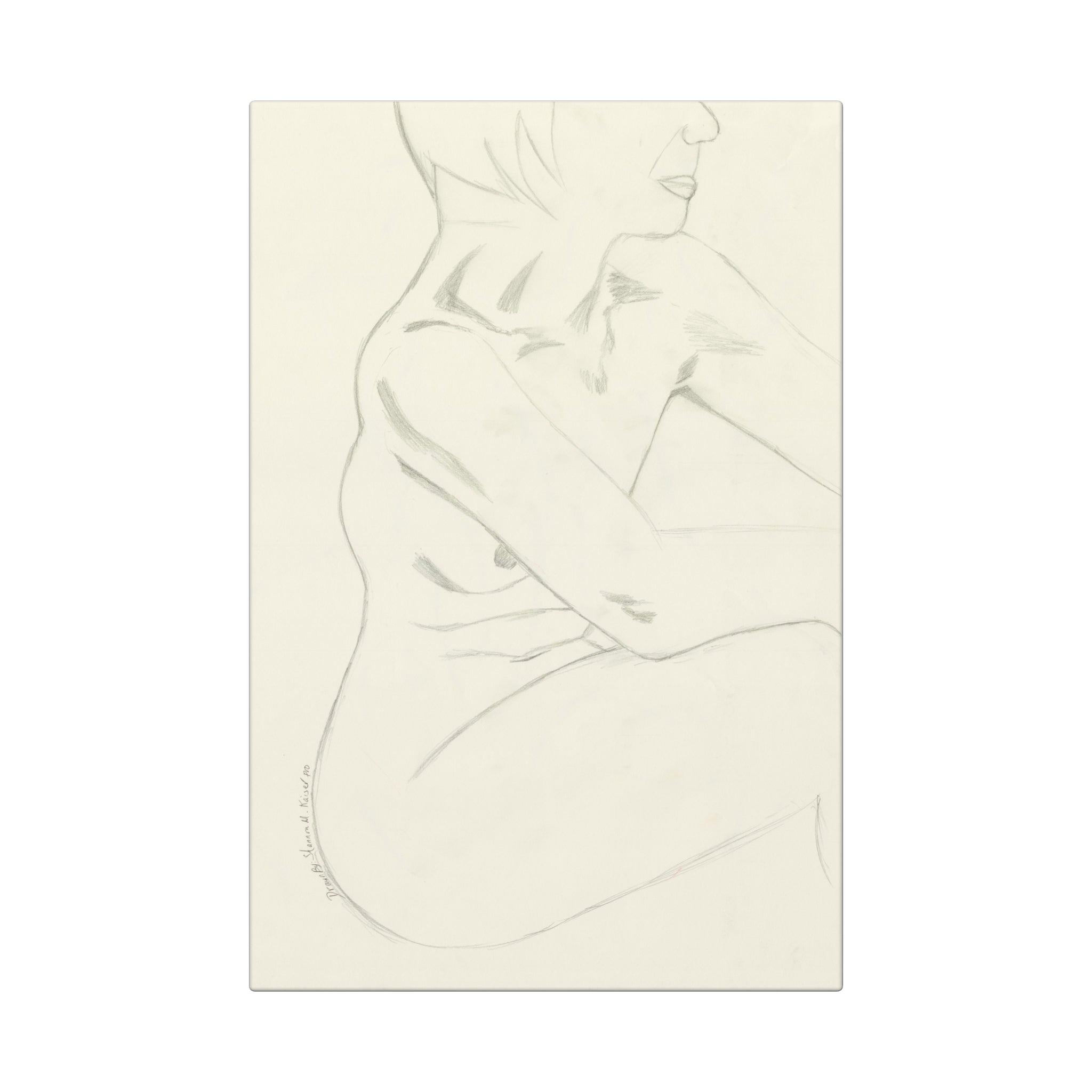Elegant Nude Canvas Art Wraps - Contemporary Home Decor, Artistic Gift for Art Lovers, Minimalist Design, Wall Art, Living Room Decoration