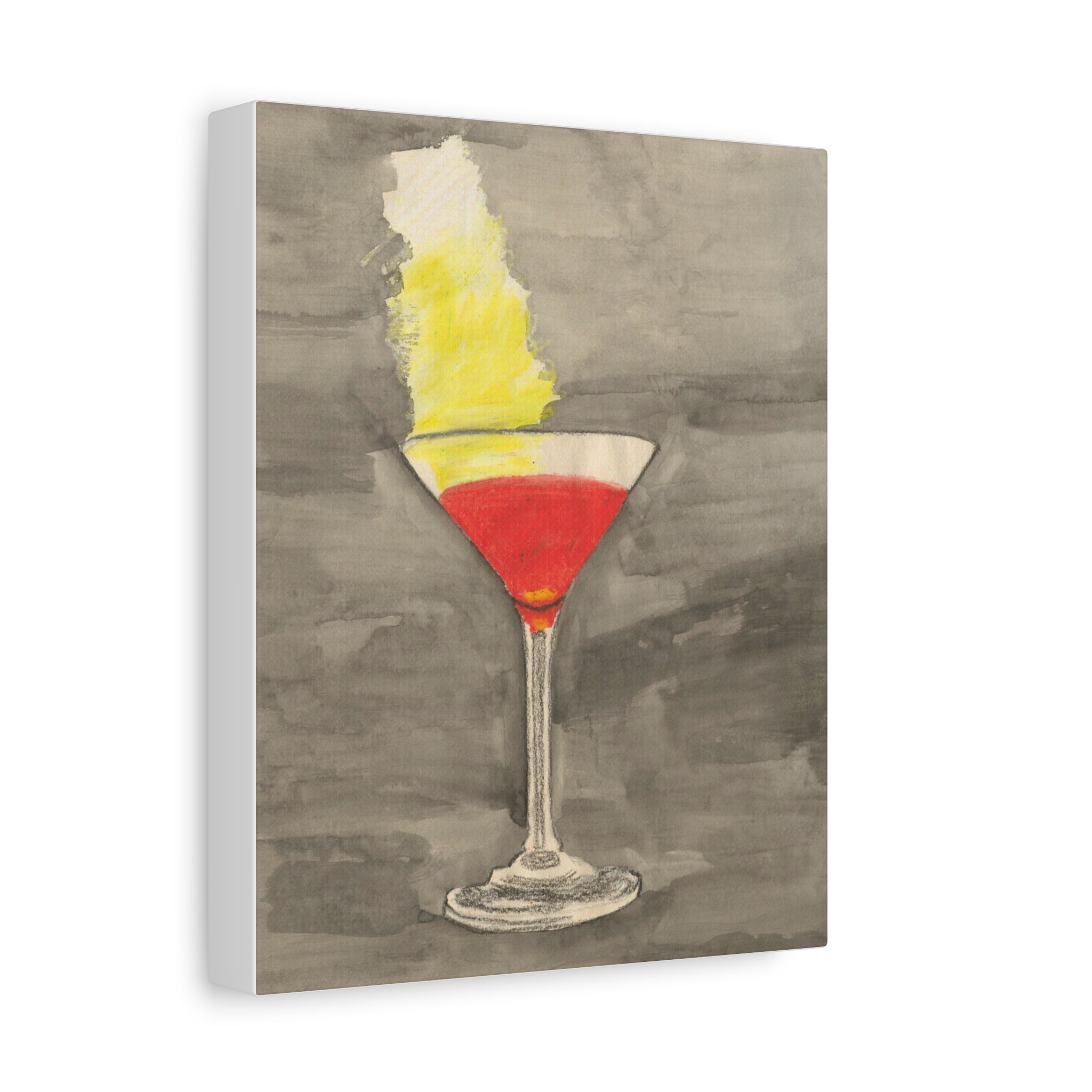Cocktail Art Print, Drink Wall Decor, Bar Art, Home Decor, Modern Wall Art, Gift for Him or Her, Celebratory Art