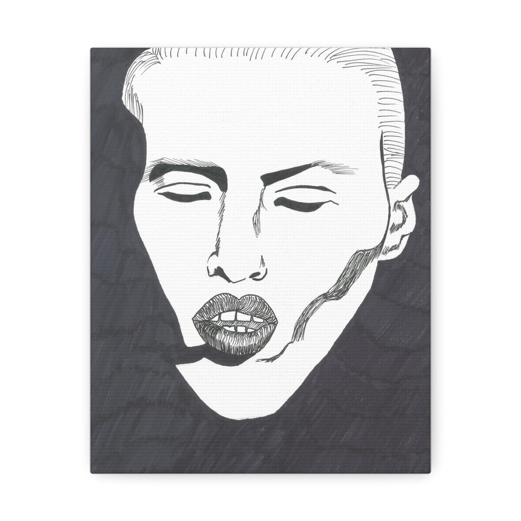 Artistic Stretched Canvas Wall Decor, Minimalist Face Art, Modern Home Decor, Unique Gift for Art Lovers, Contemporary Wall Art, [...]