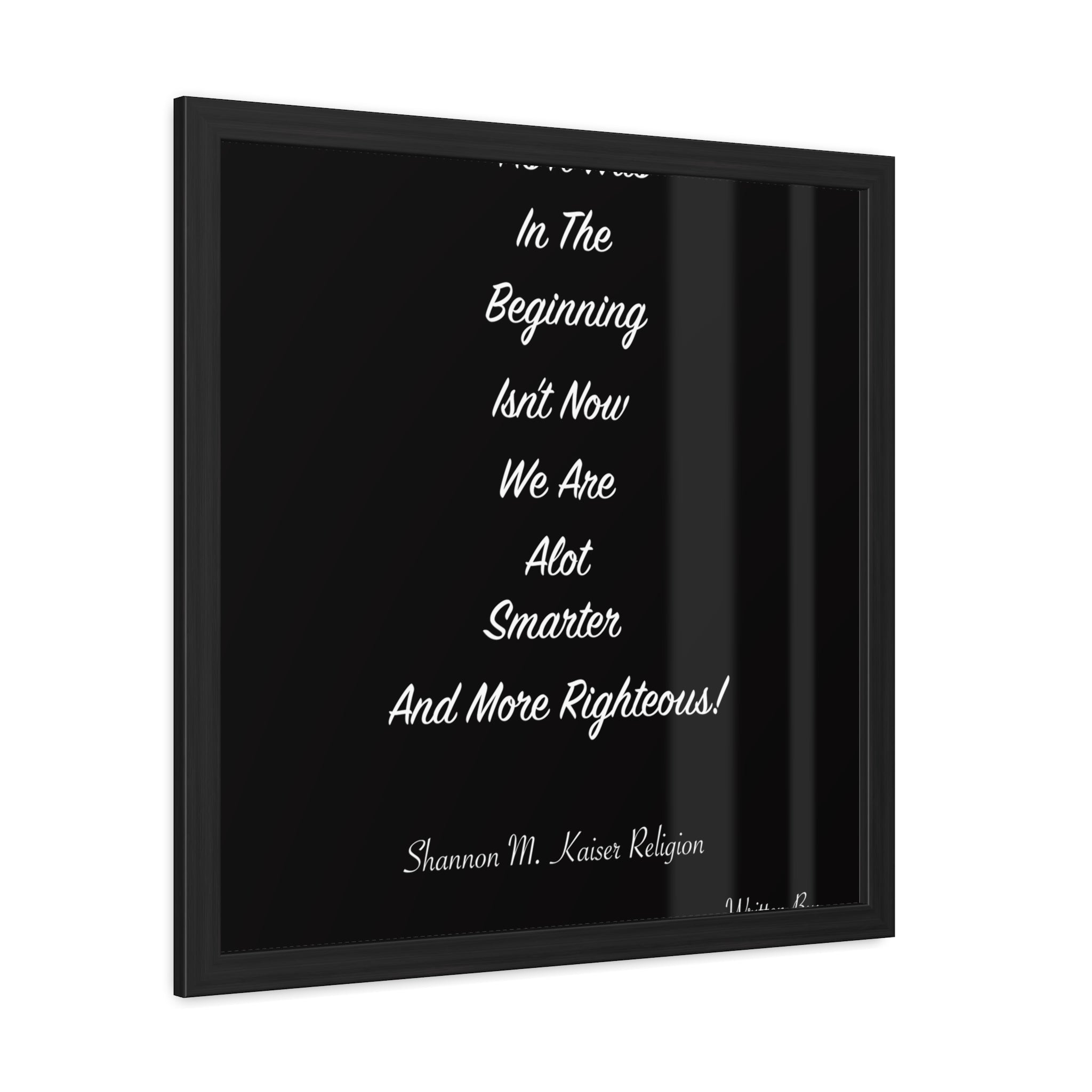 Inspirational Framed Poster - Motivational Wall Art, Black and White Home Decor, Gift for Teacher, Office Inspiration, [...]
