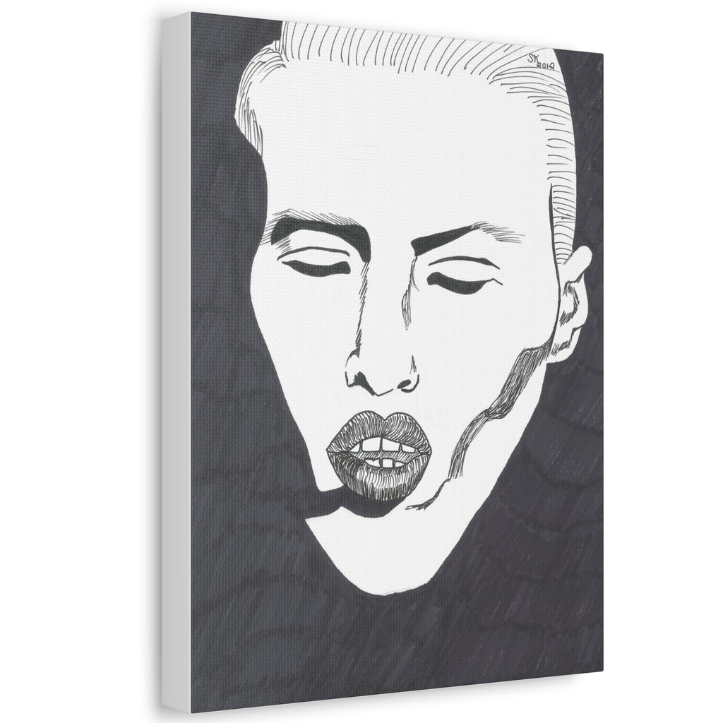 Artistic Stretched Canvas Wall Decor, Minimalist Face Art, Modern Home Decor, Unique Gift for Art Lovers, Contemporary Wall Art, [...]