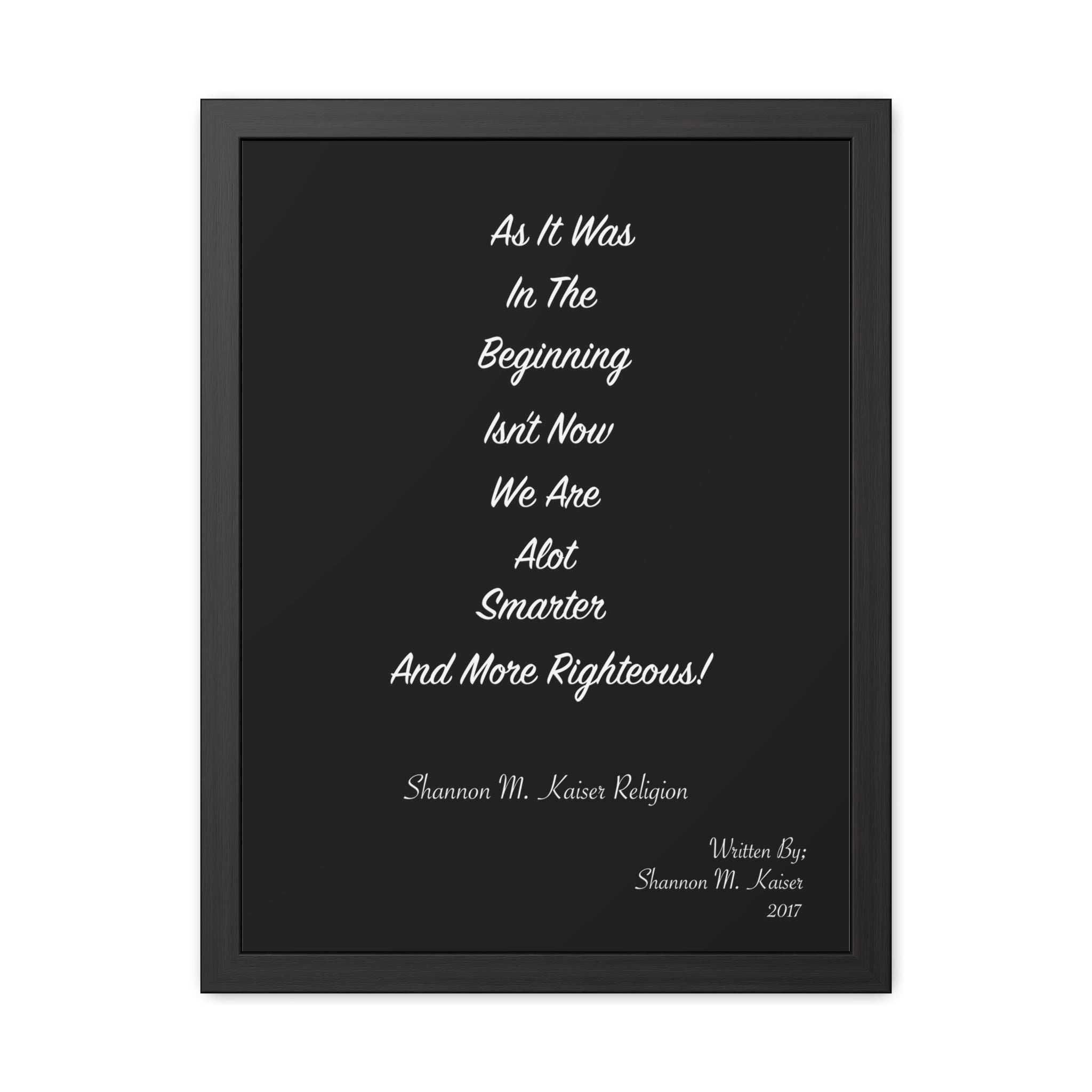 Inspirational Framed Poster - Motivational Wall Art, Black and White Home Decor, Gift for Teacher, Office Inspiration, [...]