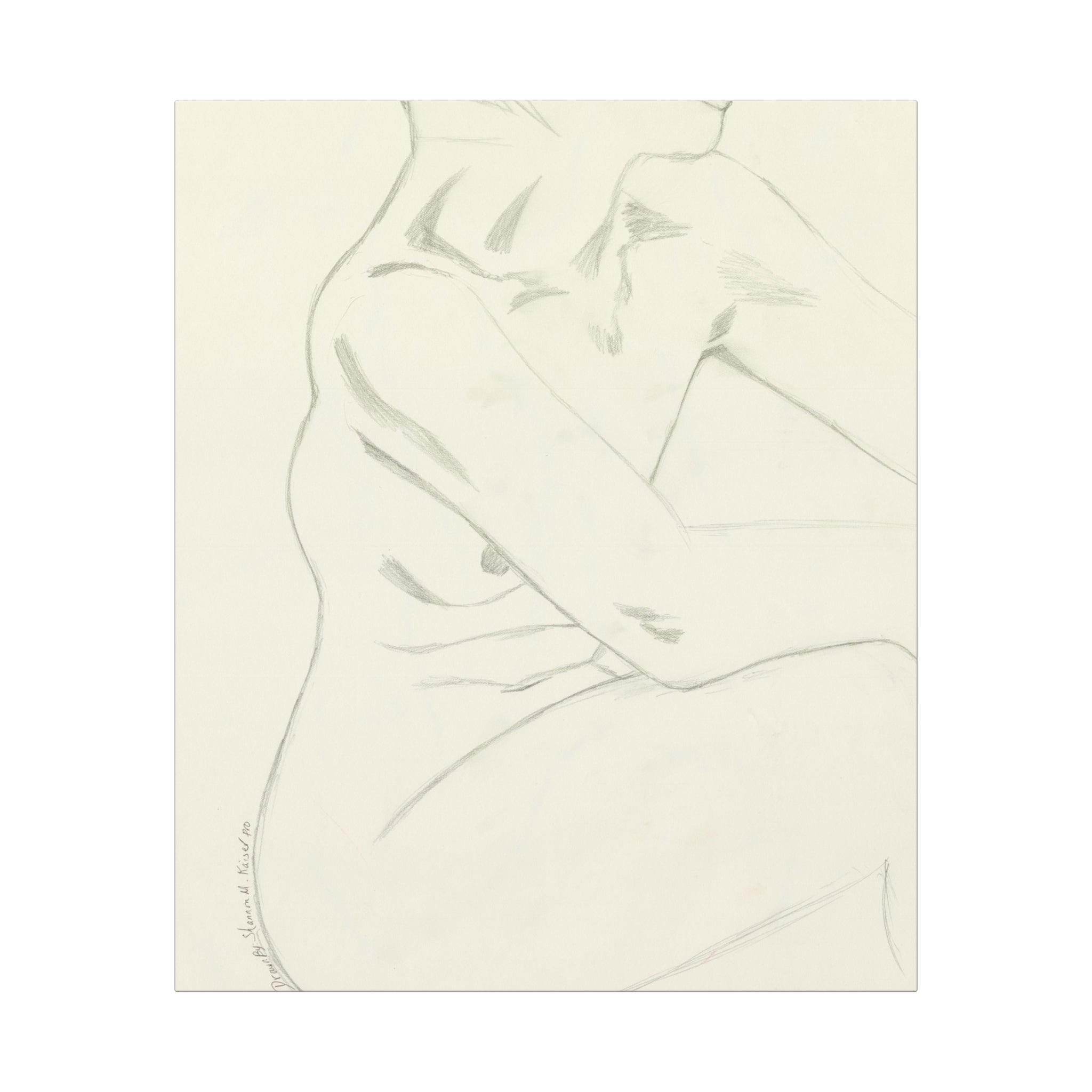 Elegant Nude Canvas Art Wraps - Contemporary Home Decor, Artistic Gift for Art Lovers, Minimalist Design, Wall Art, Living Room Decoration