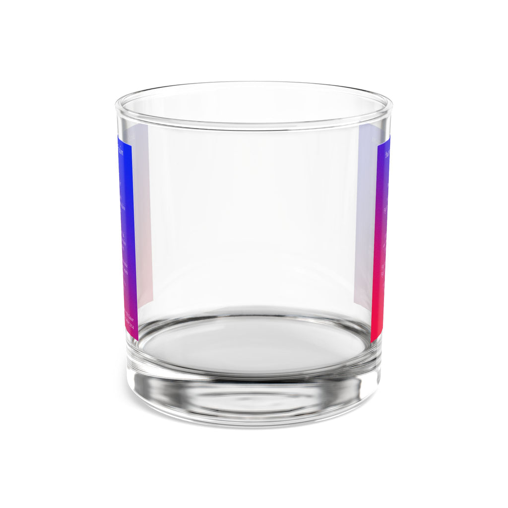 Independence Day Rocks Glass, 10oz - Patriotic Drinkware for Celebrations, Gifts, Barware, Home Decor, Red White Blue Accessories