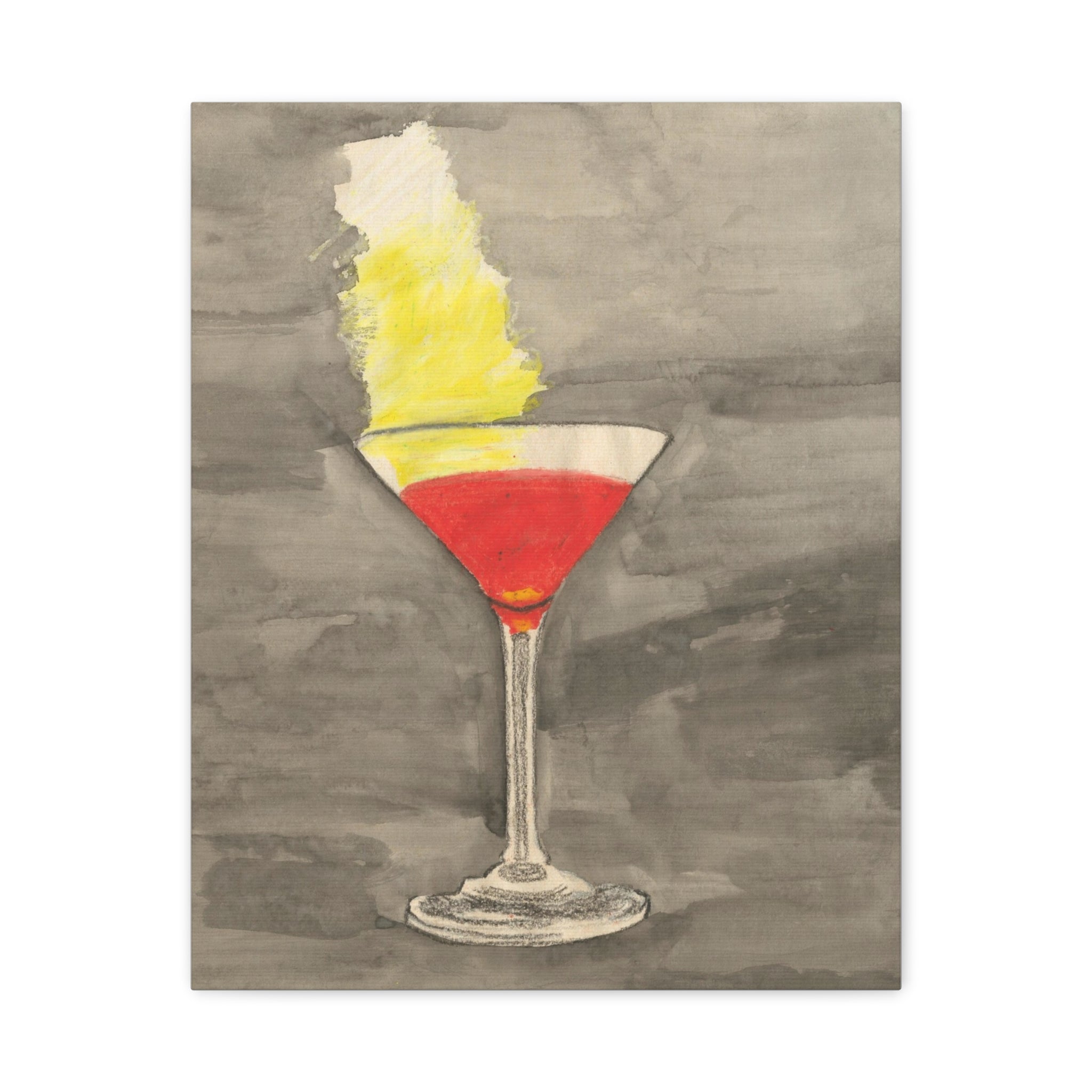 Cocktail Art Print, Drink Wall Decor, Bar Art, Home Decor, Modern Wall Art, Gift for Him or Her, Celebratory Art