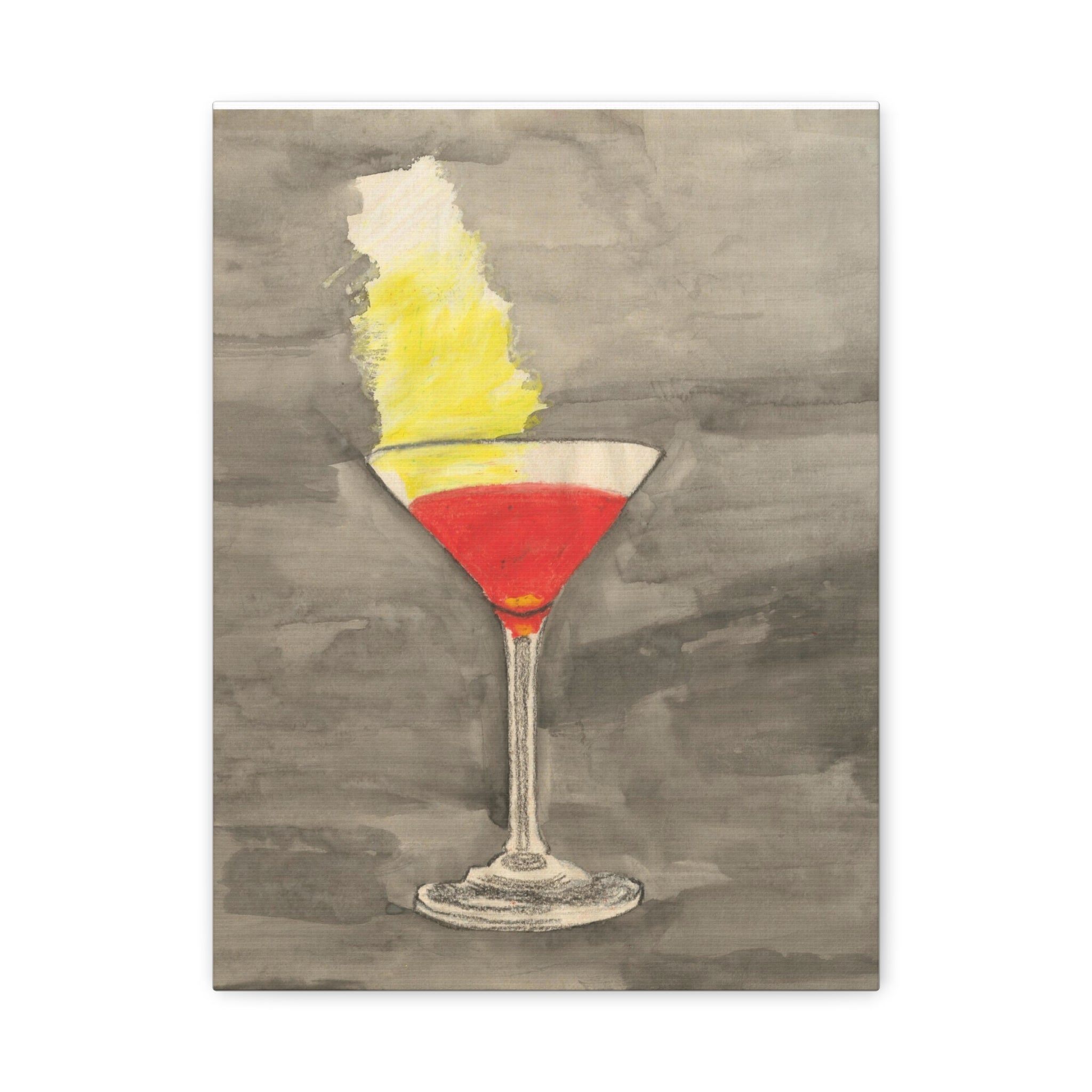 Cocktail Art Print, Drink Wall Decor, Bar Art, Home Decor, Modern Wall Art, Gift for Him or Her, Celebratory Art