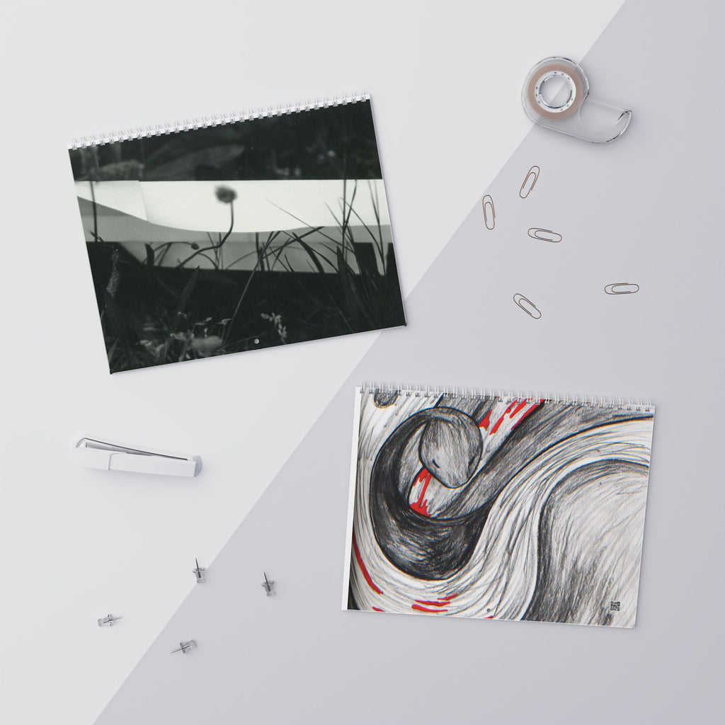 Artistic Wall Calendar - Creative, Customizable Artwork for Home, Office, Unique Gift for Art Lovers, Inspirational Calendar
