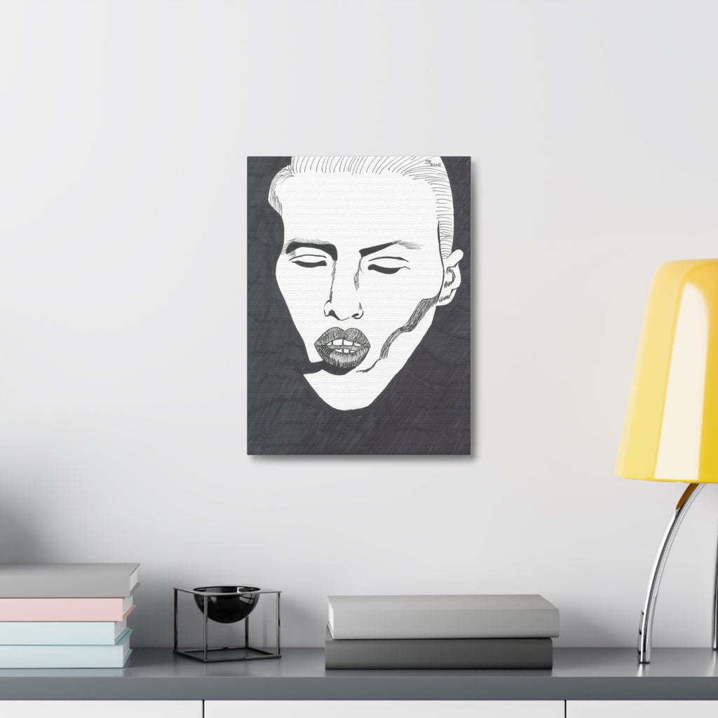 Artistic Stretched Canvas Wall Decor, Minimalist Face Art, Modern Home Decor, Unique Gift for Art Lovers, Contemporary Wall Art, [...]