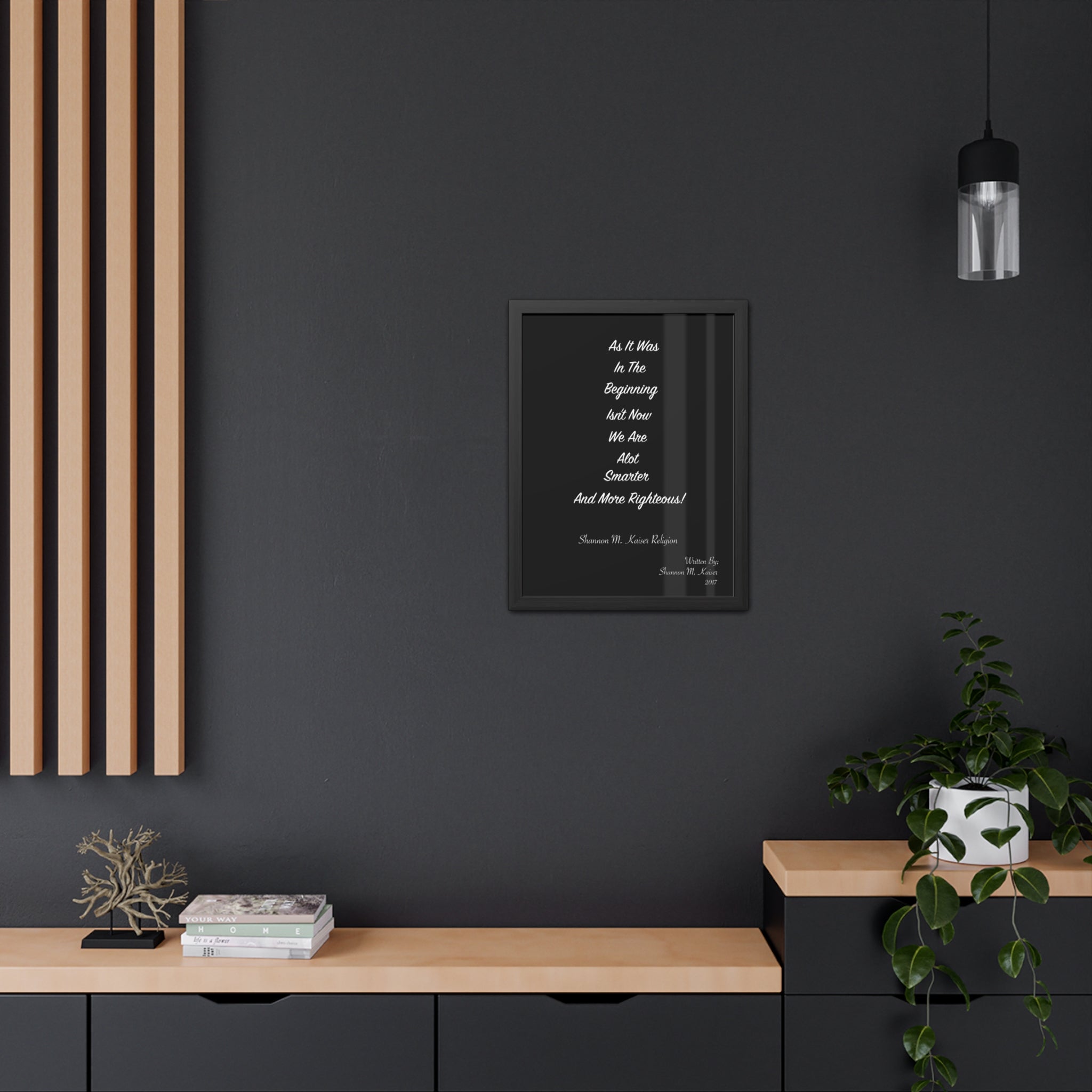 Inspirational Framed Poster - Motivational Wall Art, Black and White Home Decor, Gift for Teacher, Office Inspiration, [...]