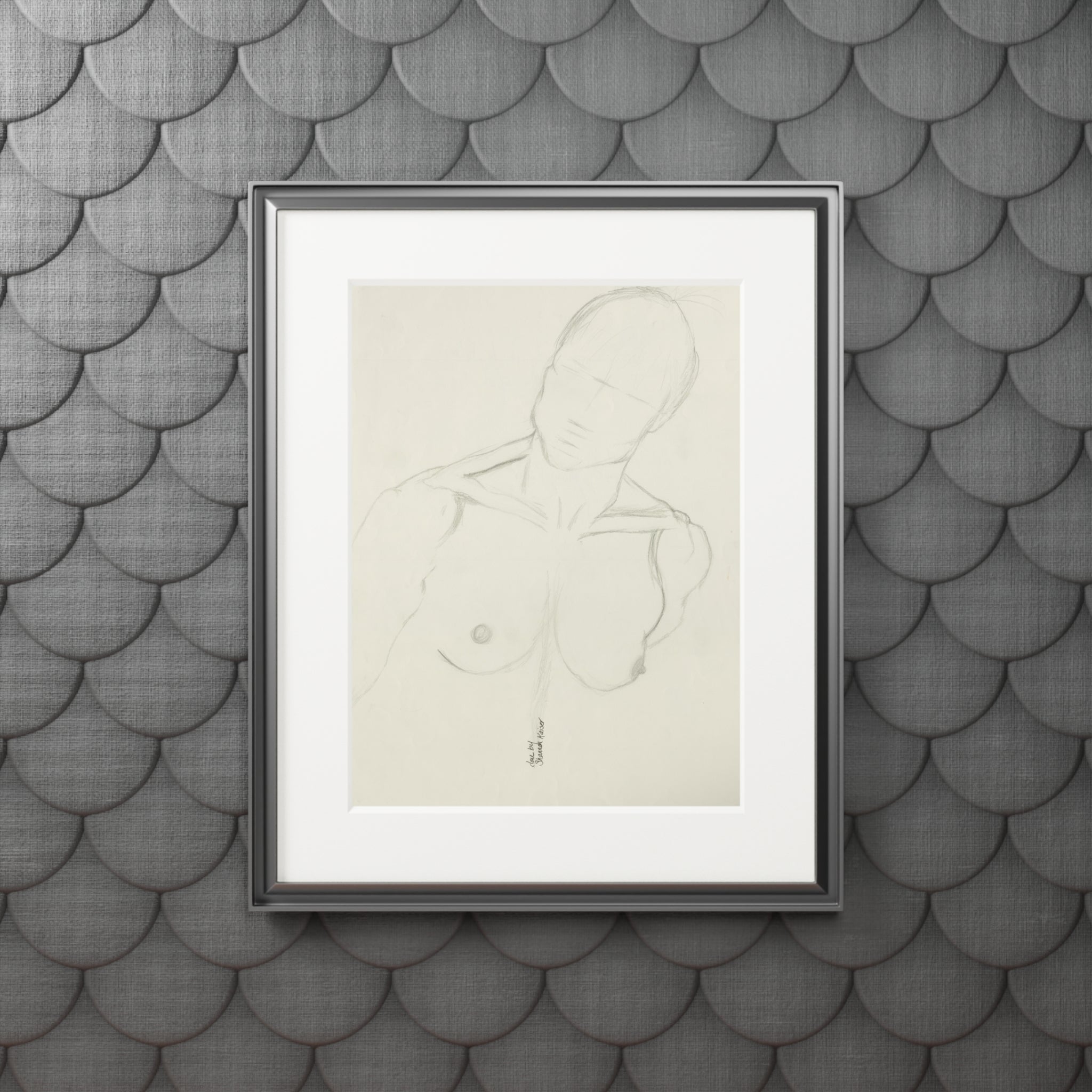Elegant Fine Art Prints with Passepartout Frame for Home Decor, Gallery Art, Minimalist Wall Art, Gift for Art Lovers, Artistic Home Accents
