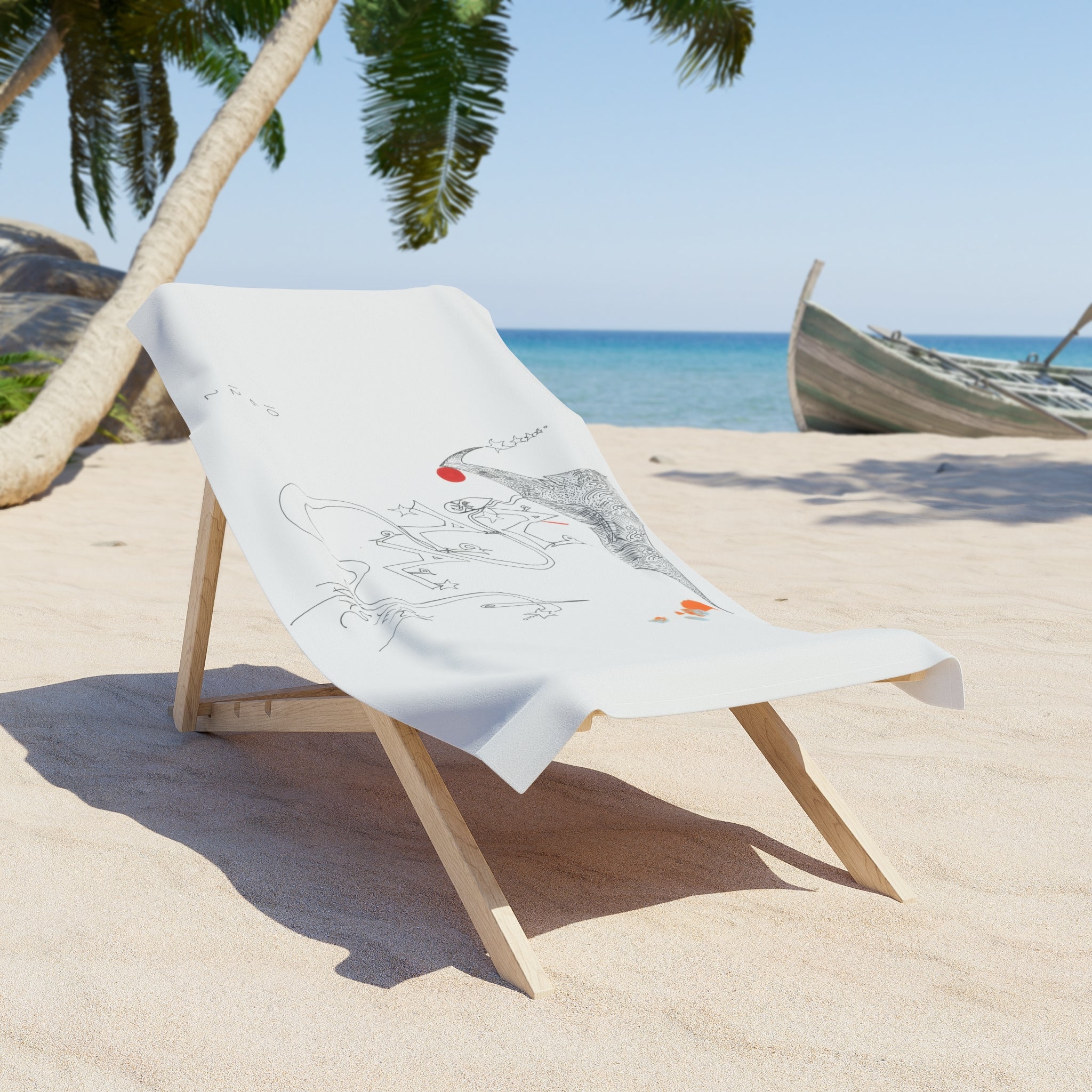 Stylish Beach Towel for Summer Adventures, Cozy Beach Blanket, Poolside Relaxation, Travel Essential, Unique Gift Idea