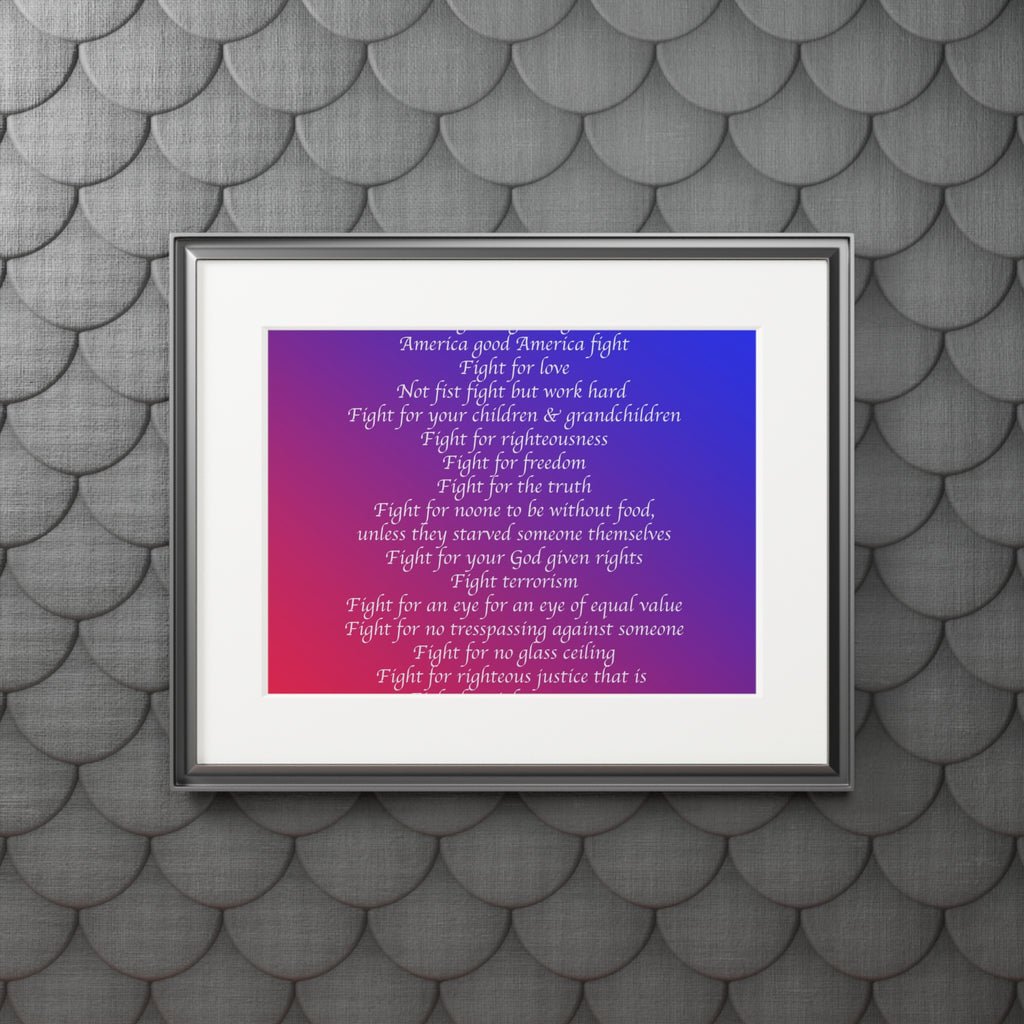 Empowering Fine Art Print, Paper Frame, Inspirational Home Decor, Motivational Wall Art, Quotes for Hope, Perfect Gift