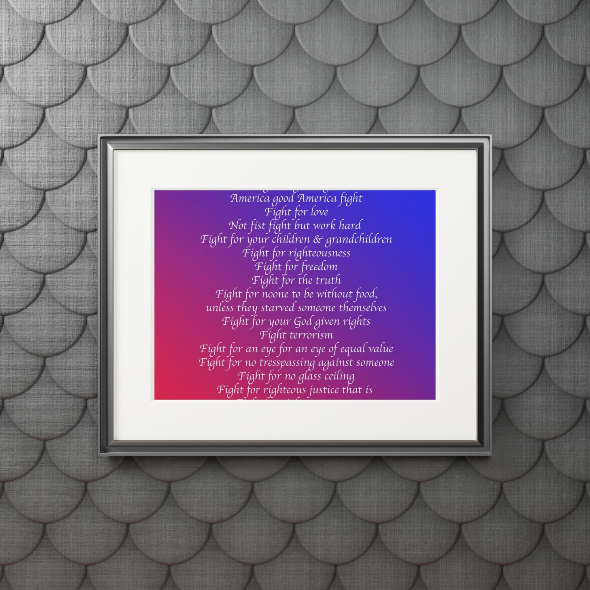 Empowering Fine Art Print, Paper Frame, Inspirational Home Decor, Motivational Wall Art, Quotes for Hope, Perfect Gift