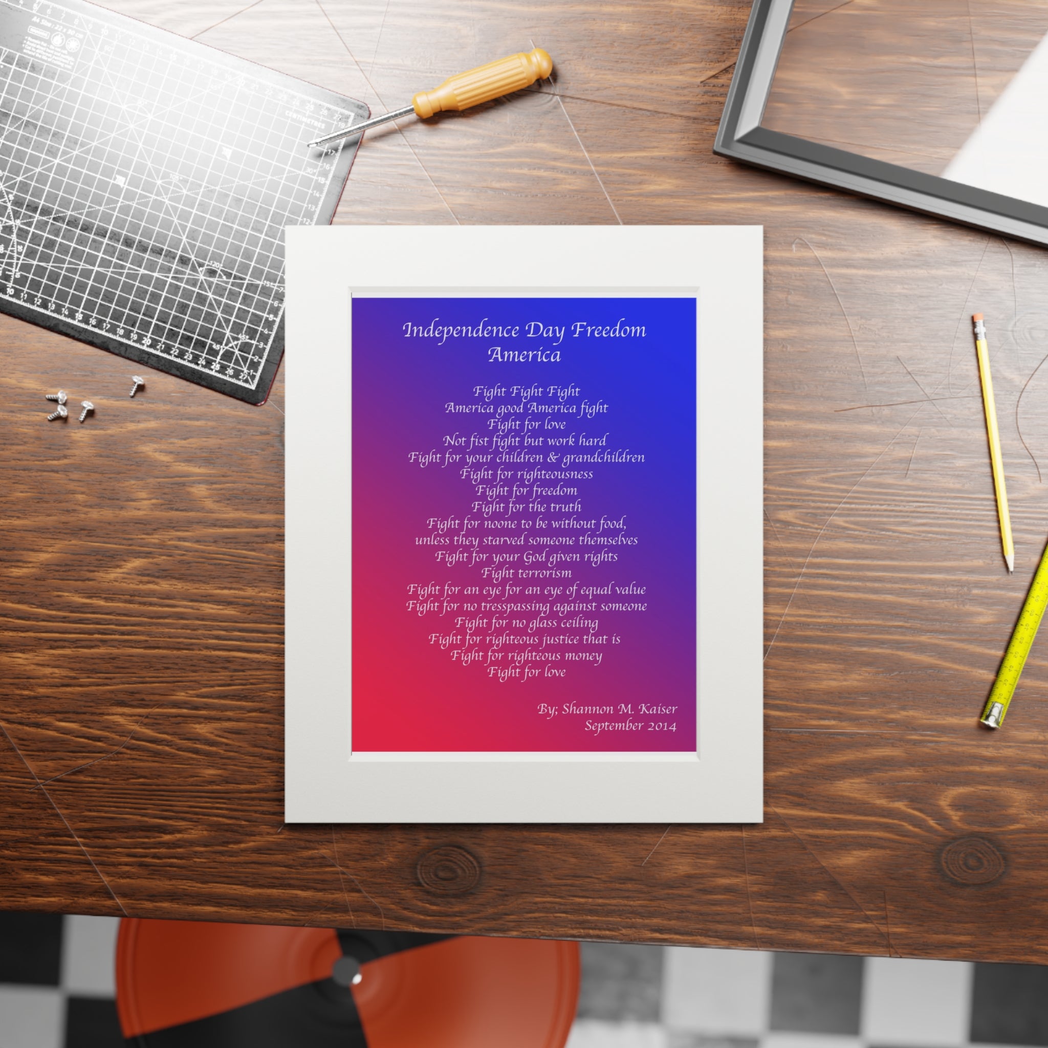 Empowering Fine Art Print, Paper Frame, Inspirational Home Decor, Motivational Wall Art, Quotes for Hope, Perfect Gift