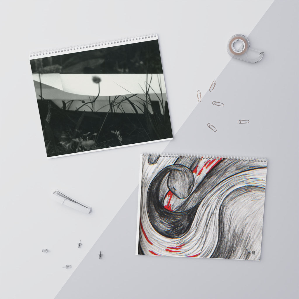 Artistic Wall Calendar - Creative, Customizable Artwork for Home, Office, Unique Gift for Art Lovers, Inspirational Calendar