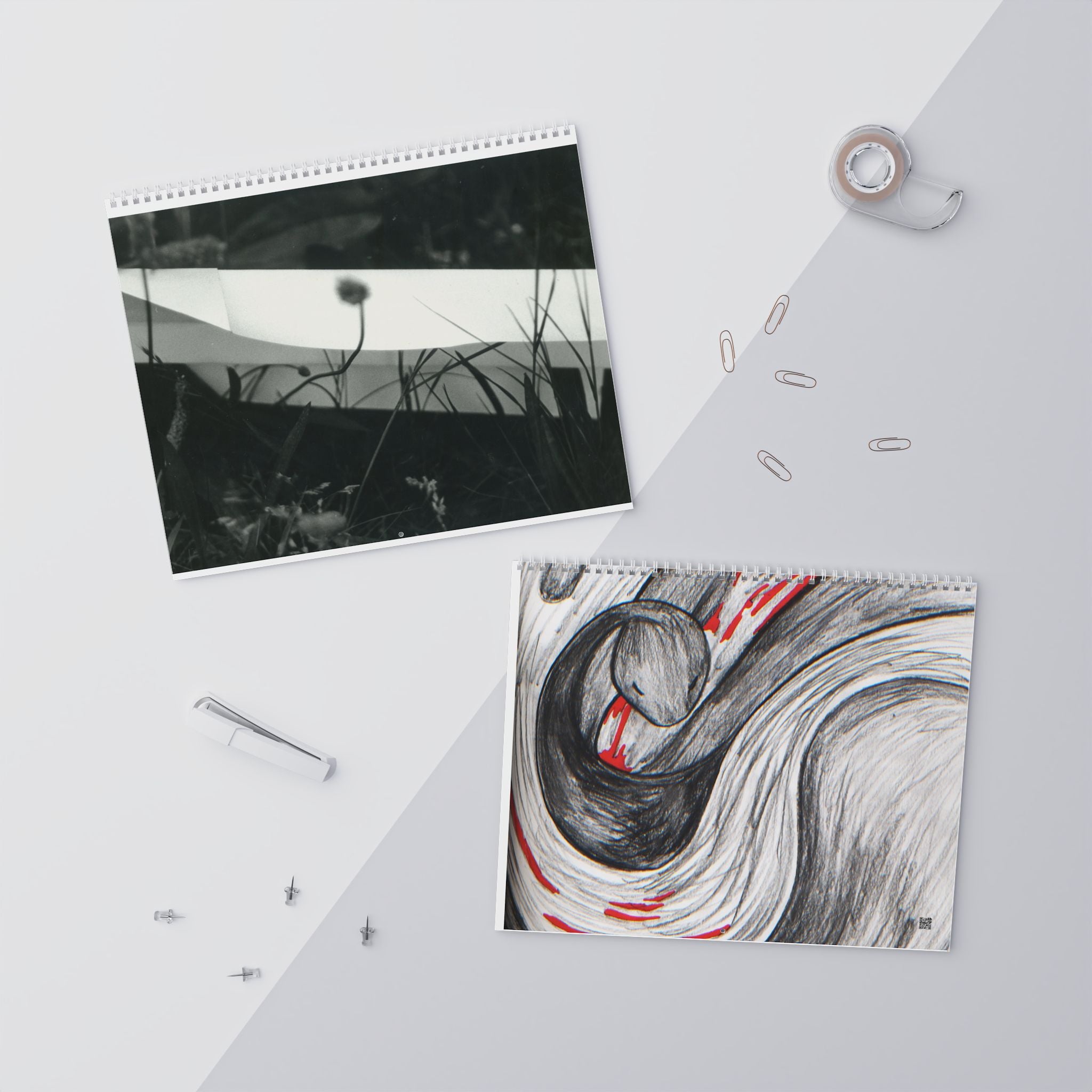 Artistic Wall Calendar - Creative, Customizable Artwork for Home, Office, Unique Gift for Art Lovers, Inspirational Calendar