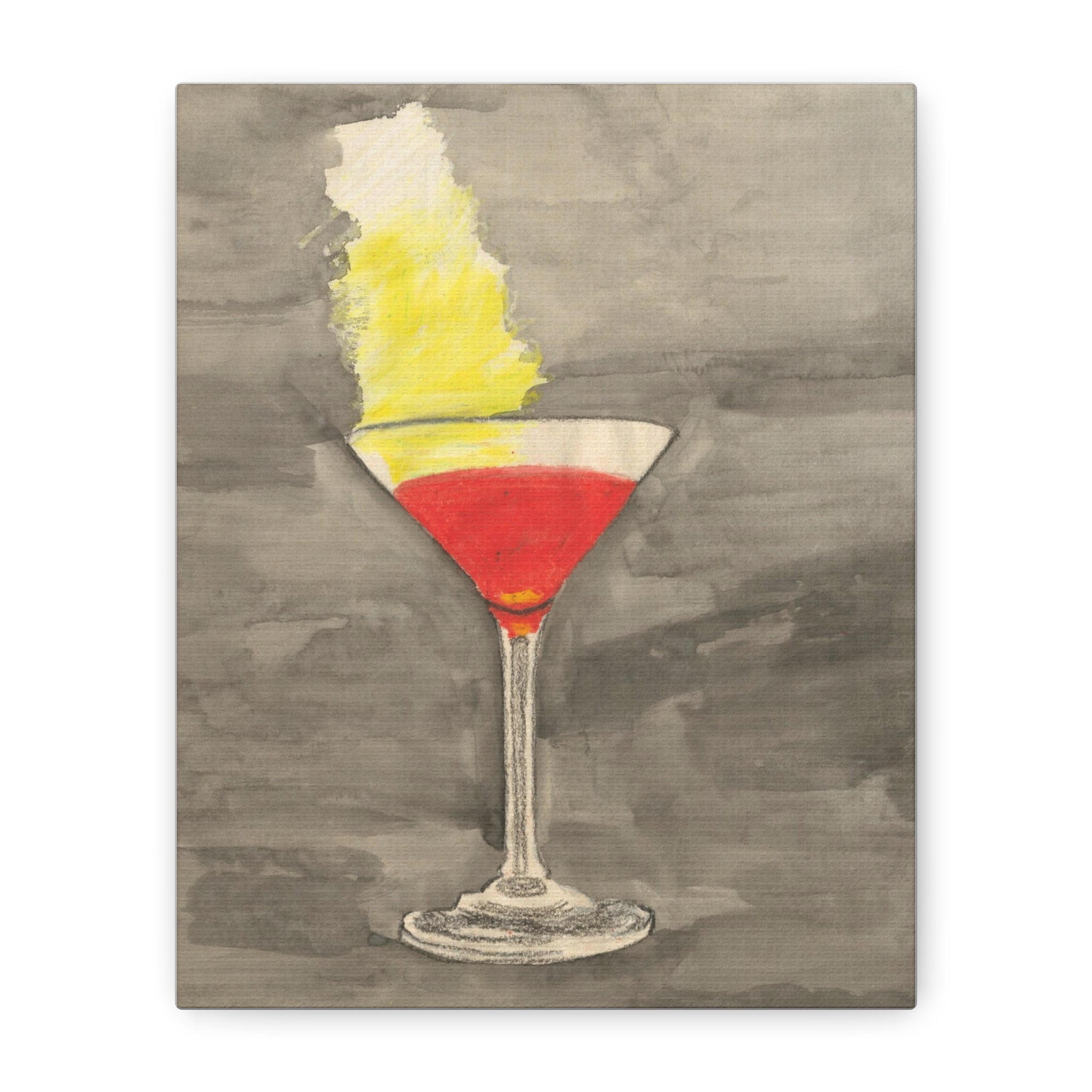 Cocktail Art Print, Drink Wall Decor, Bar Art, Home Decor, Modern Wall Art, Gift for Him or Her, Celebratory Art