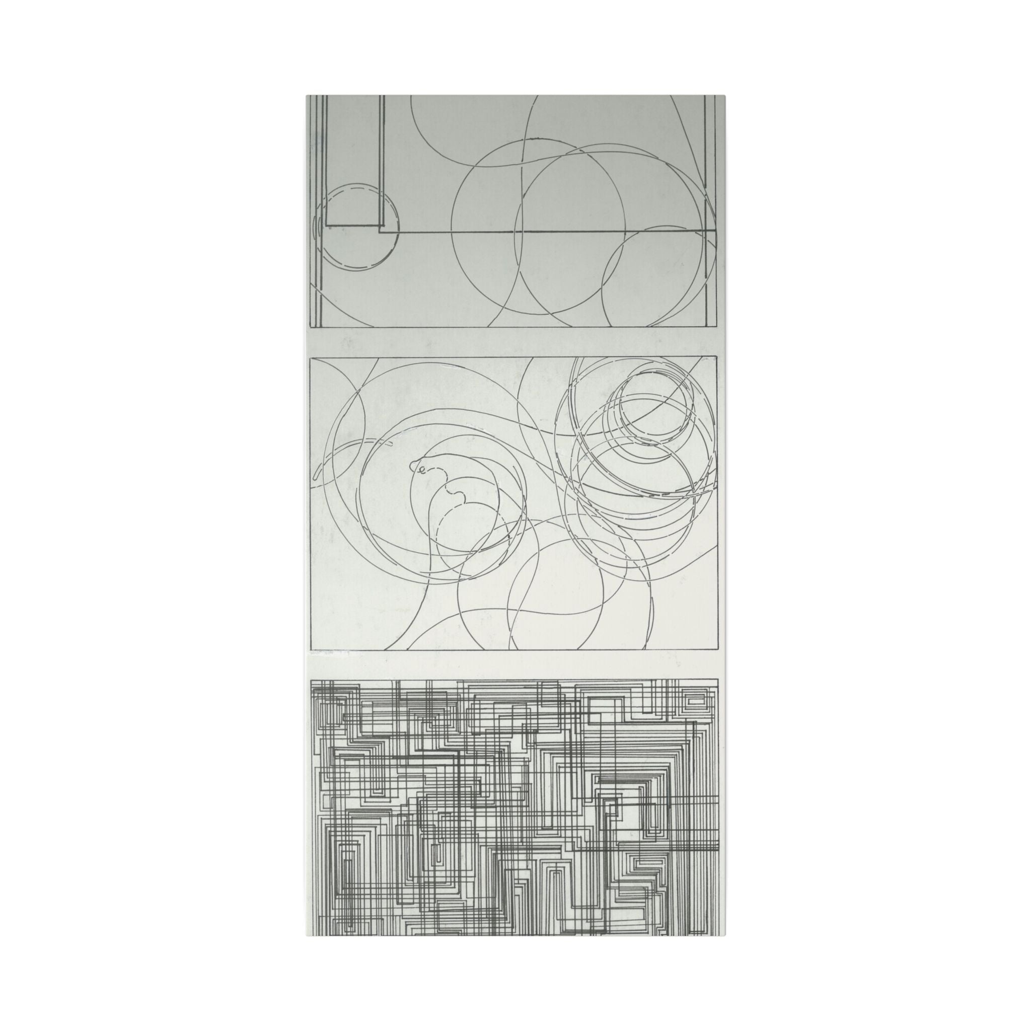 Abstract Line Art Stretched Canvas Wall Decor, Modern Home Art, Minimalist Canvas Print, Geometric Wall Art, Gift for Art Lovers