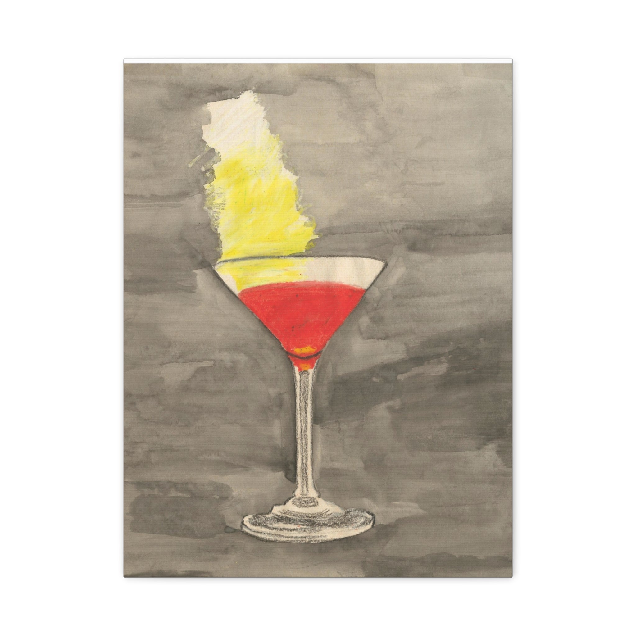 Cocktail Art Print, Drink Wall Decor, Bar Art, Home Decor, Modern Wall Art, Gift for Him or Her, Celebratory Art