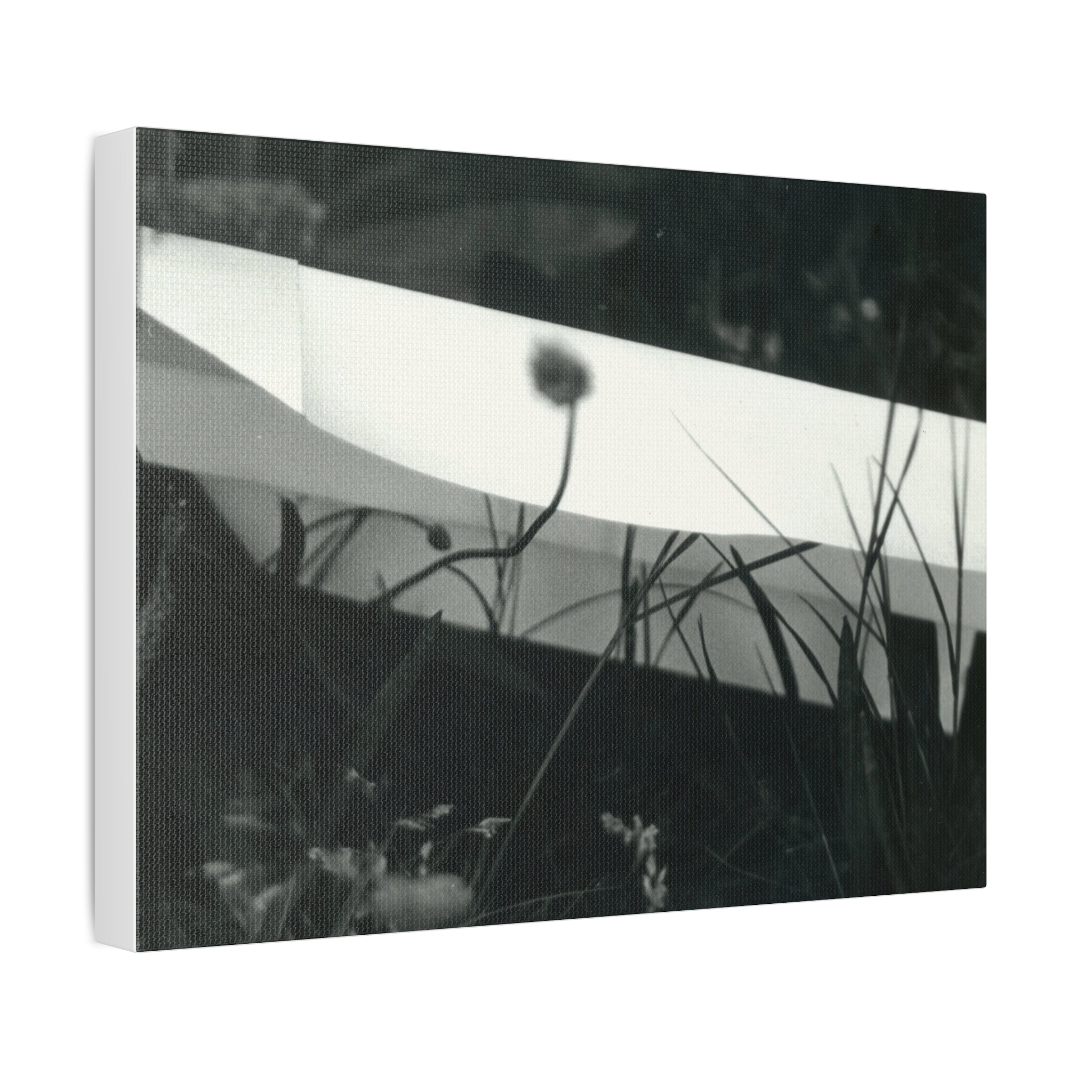 Black and White Abstract Canvas Art, Minimalist Wall Decor, Modern Home Art, Gift for Art Lovers, Stylish Office Decoration