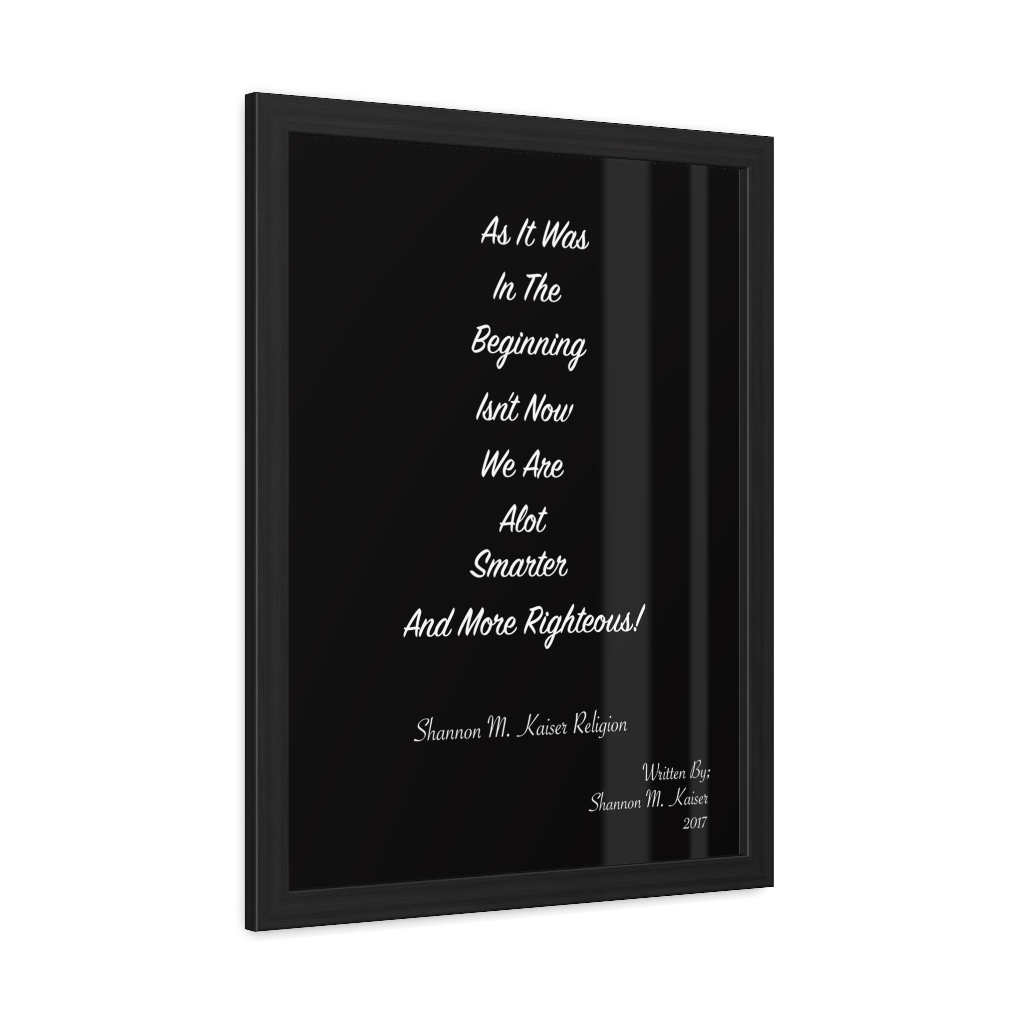 Inspirational Framed Poster - Motivational Wall Art, Black and White Home Decor, Gift for Teacher, Office Inspiration, [...]