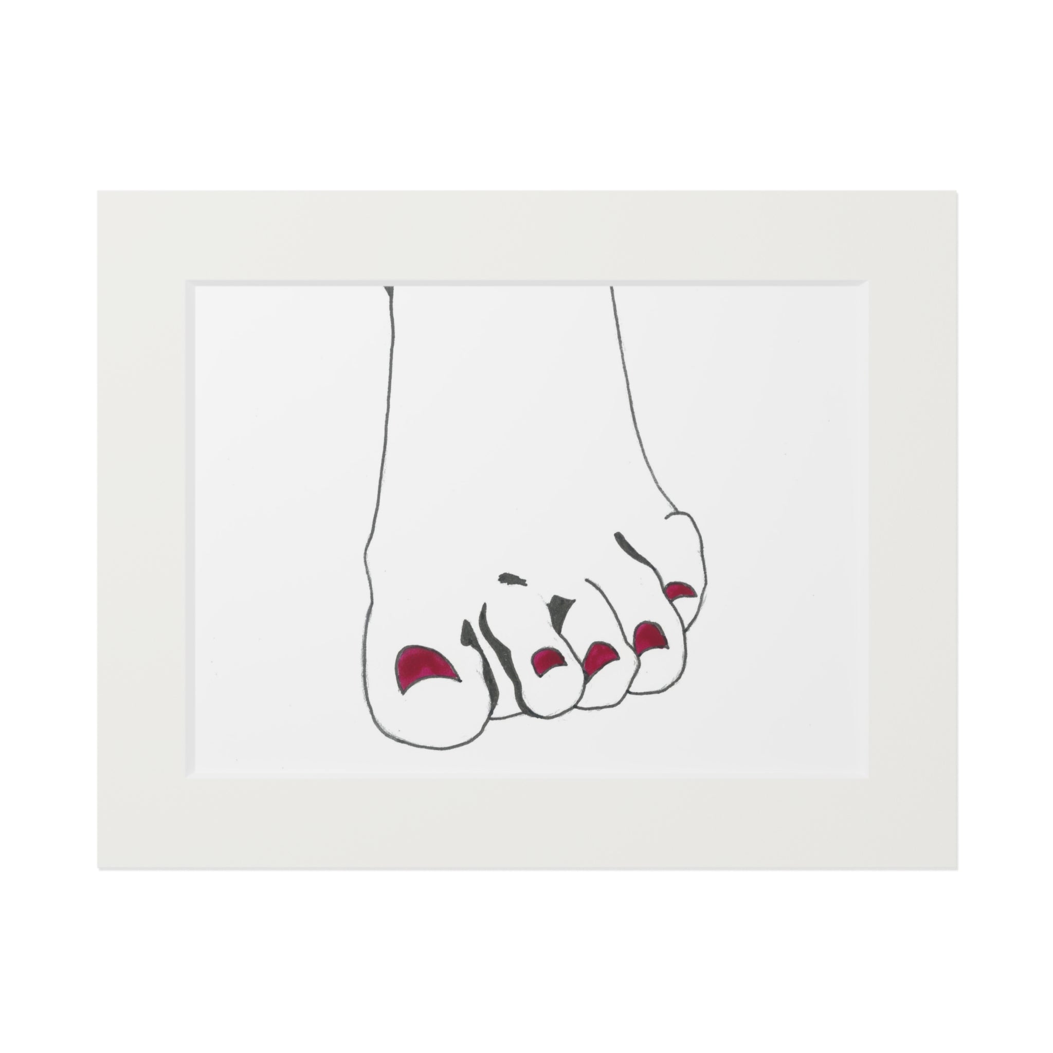 Artistic Foot Fine Art Prints, Minimalist Home Decor, Unique Gift for Art Lovers, Modern Wall Art, Stylish Framed Prints