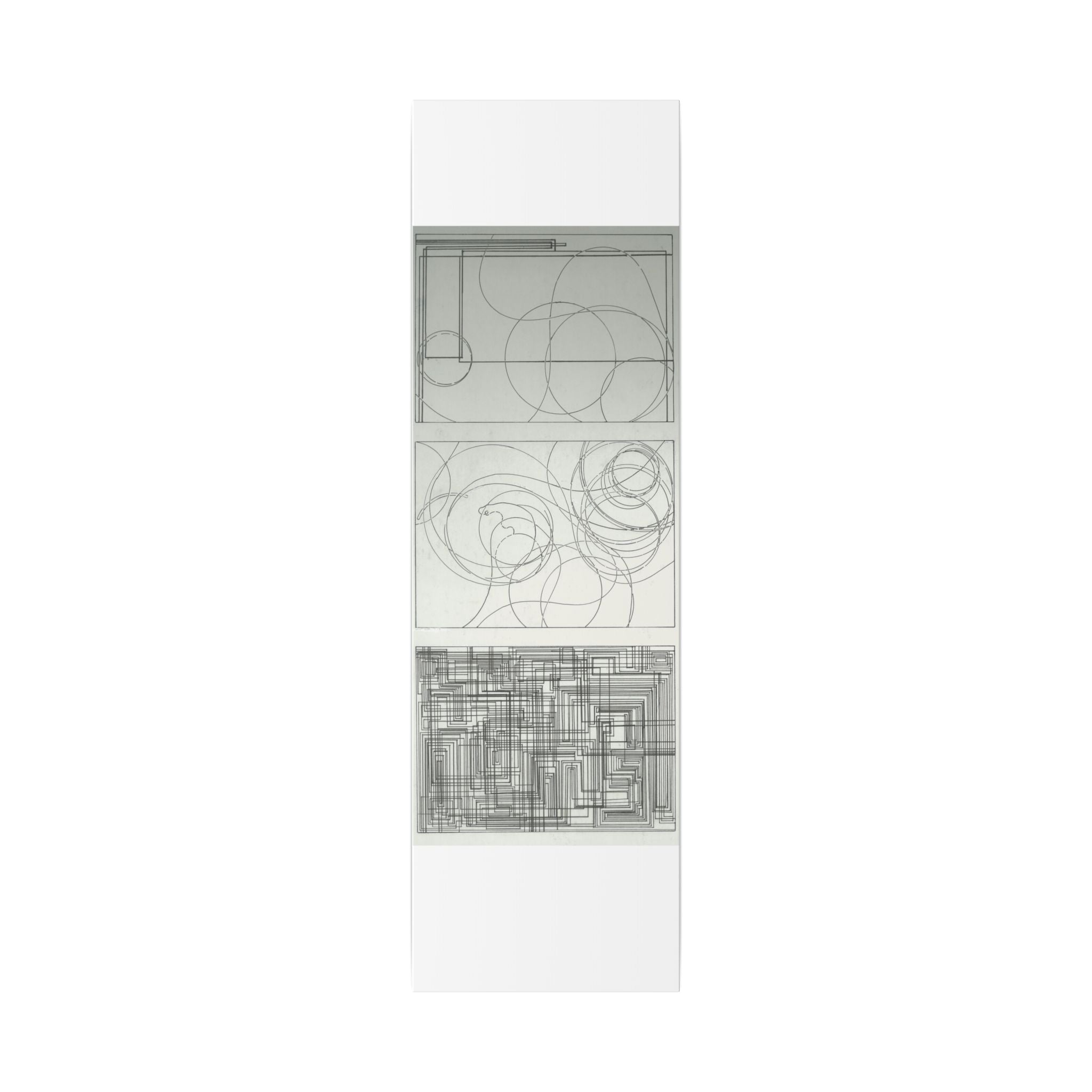 Abstract Line Art Stretched Canvas Wall Decor, Modern Home Art, Minimalist Canvas Print, Geometric Wall Art, Gift for Art Lovers