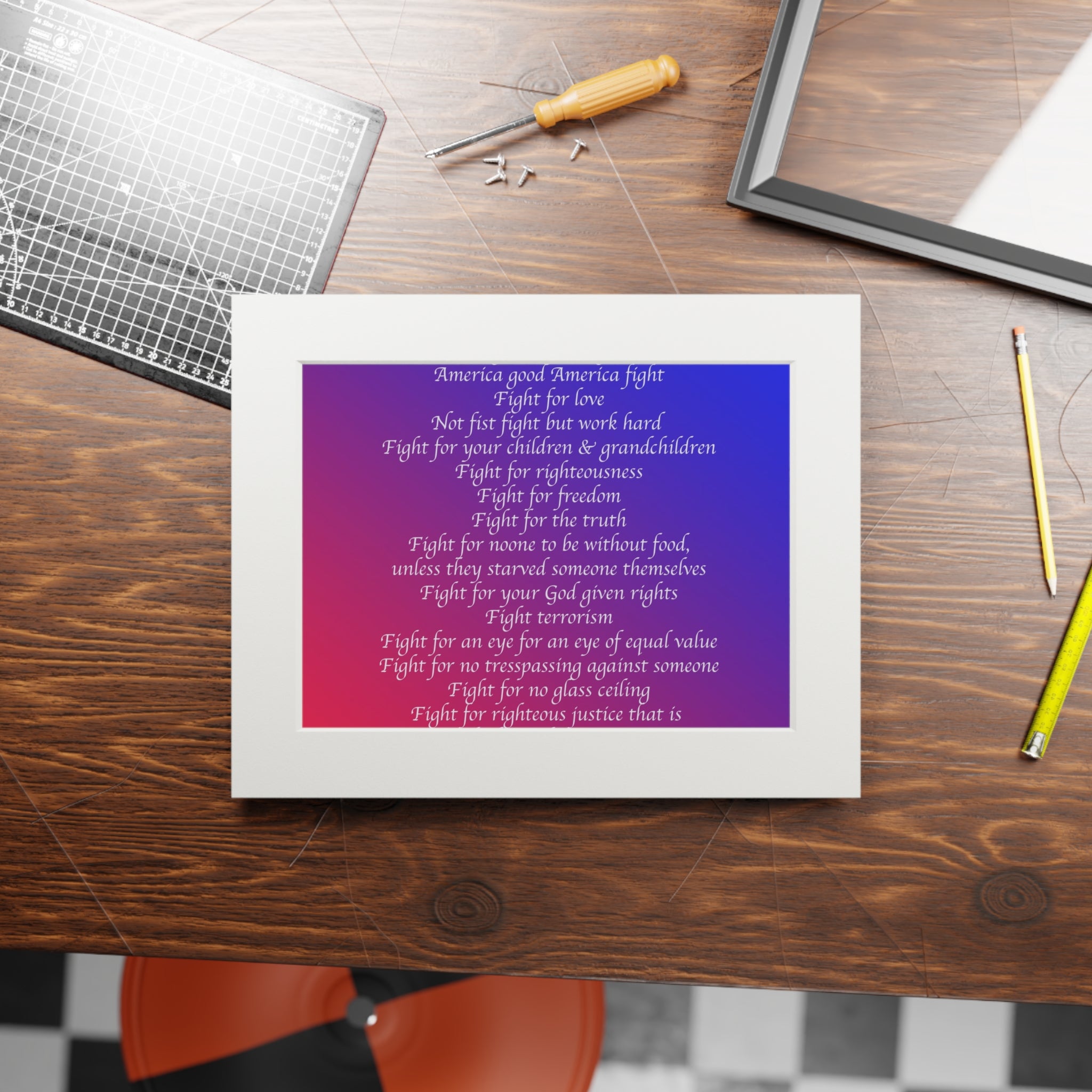 Empowering Fine Art Print, Paper Frame, Inspirational Home Decor, Motivational Wall Art, Quotes for Hope, Perfect Gift