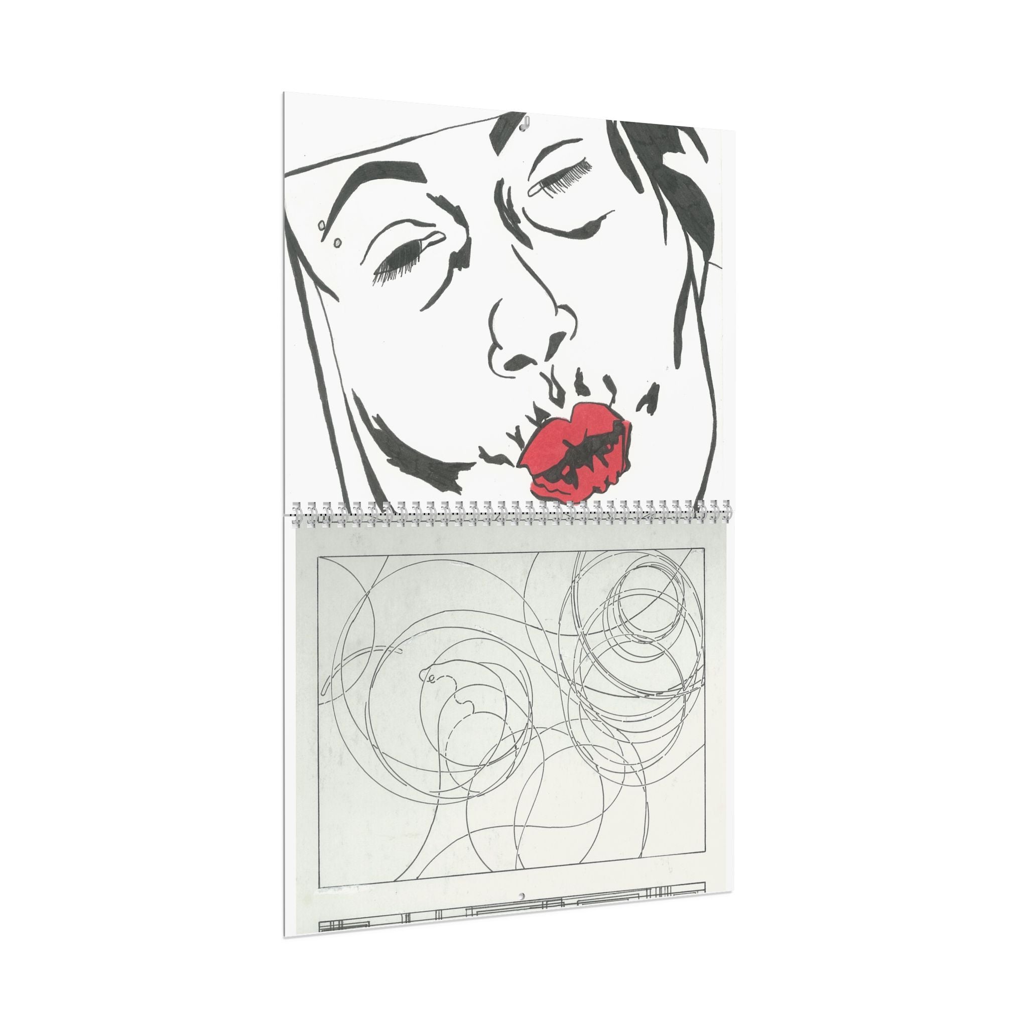 Artistic Wall Calendar - Creative, Customizable Artwork for Home, Office, Unique Gift for Art Lovers, Inspirational Calendar