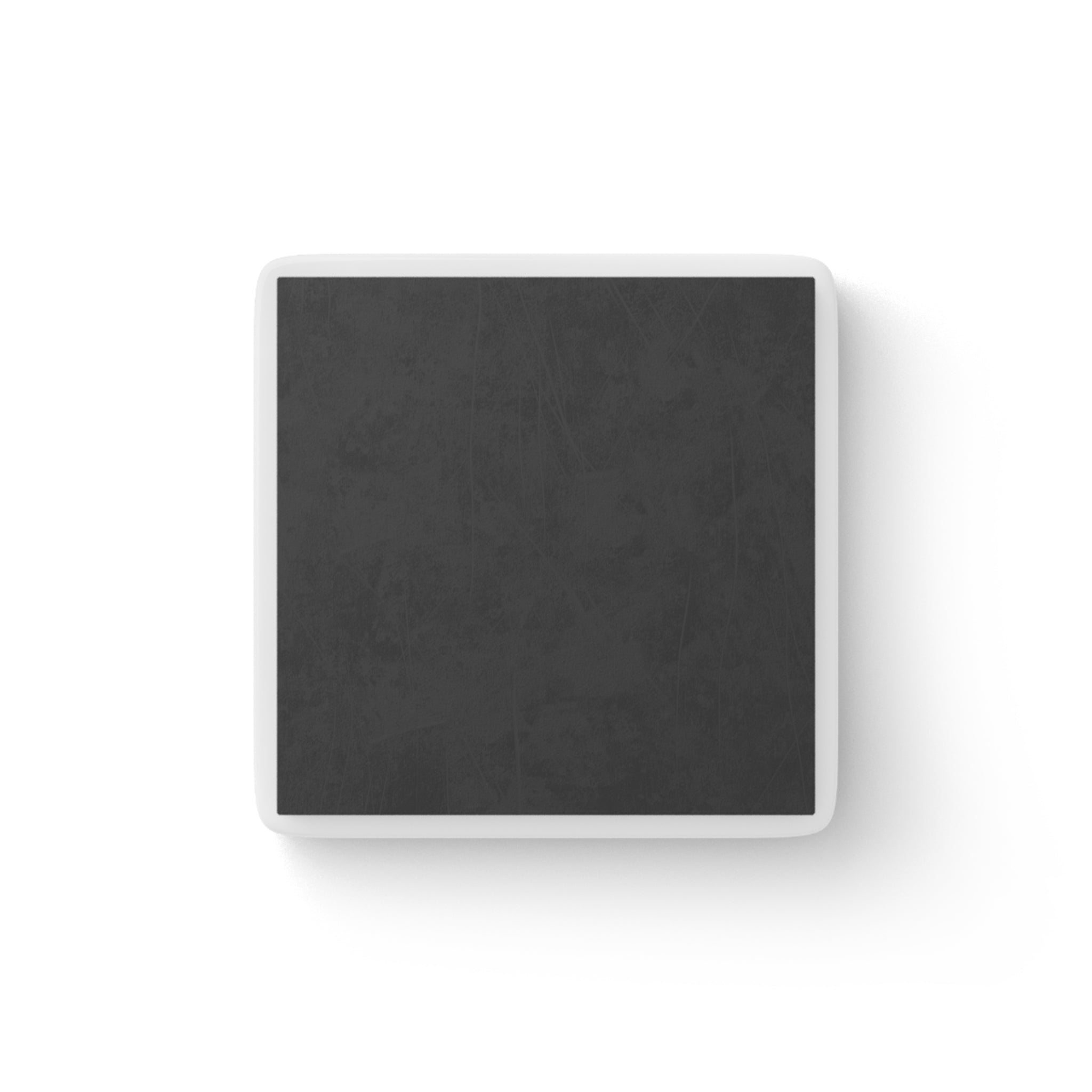 Artistic Square Porcelain Magnet, Unique Home Decor, Gift for Art Lovers, Refrigerator Magnet, Stylish Fridge Decor, Collectible Magnet
